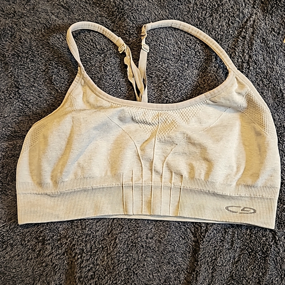 Small grey sports bra